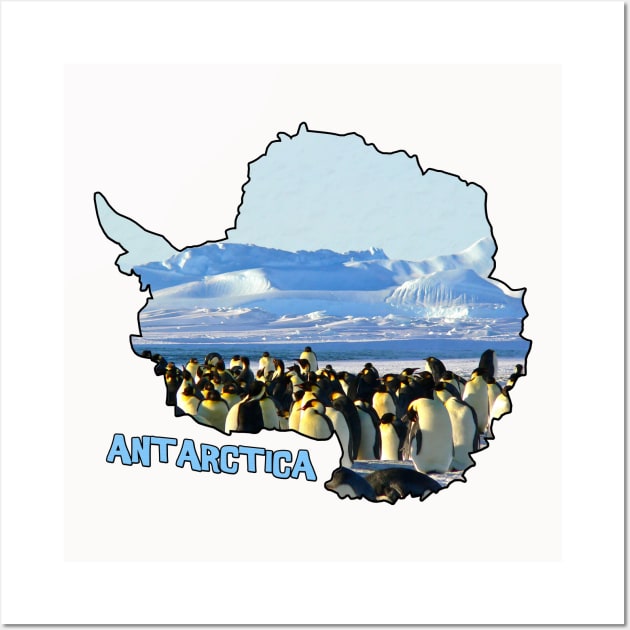 Antarctica Emperor Penguins Wall Art by gorff